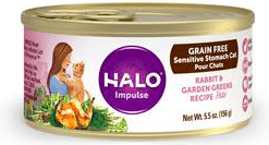 Halo Sensitive Stomach Grain Free Rabbit & Garden Greens Recipe Pâté